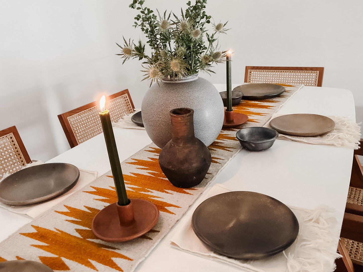 ZAPOTEC LIGHTNING TABLE RUNNER